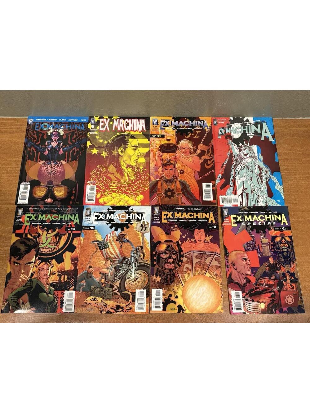 Ex Machina Comic Lot 8 Issues Mixed Run #11 15‎ 18 19 26 35 38 Special